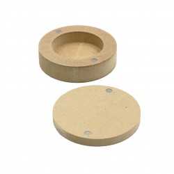 Cutie blank pentru Mot - Rotunda - 7.5x7.5 cm Cutie blank pentru Mot - Rotunda - 7.5x7.5 cm