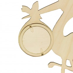 Rama Foto din Lemn pentru Bebelusi - Barza Rama Foto din Lemn pentru Bebelusi - Barza