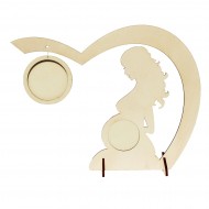 Rama Foto din Lemn dubla pentru Imagine Ecografie