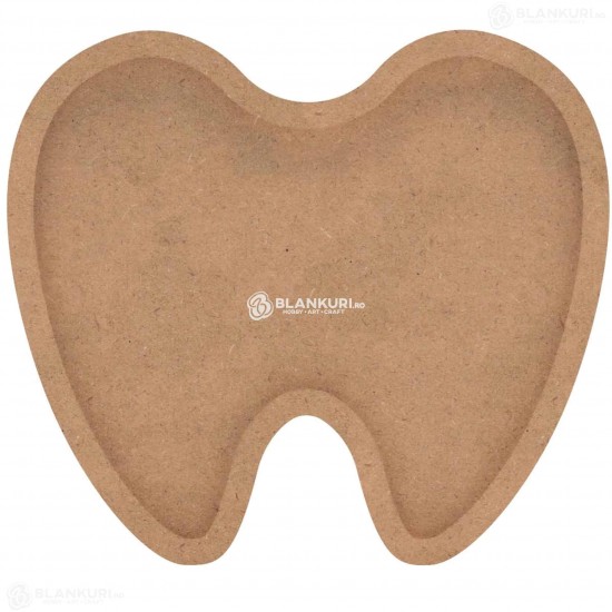 Forma cu Pocket din MDF pentru Muschi sau Licheni - Dinte D2 - 300x337x18 mm