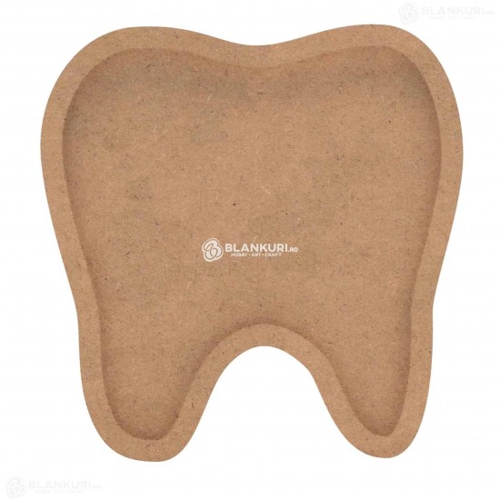 Forma cu Pocket din MDF pentru Muschi sau Licheni - Dinte D2 - 400x379x18 mm