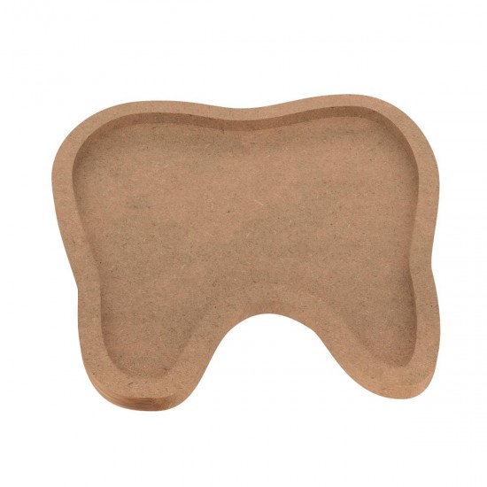 Forma cu Pocket din MDF pentru Muschi sau Licheni - Dinte D2 - 400x379x18 mm
