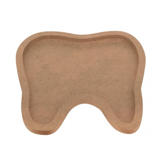 Forma cu Pocket din MDF pentru Muschi sau Licheni - Dinte D2 - 400x386x18 mm