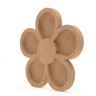 Forma cu Pocket din MDF pentru Muschi sau Licheni - Floare - 250x240x18 mm