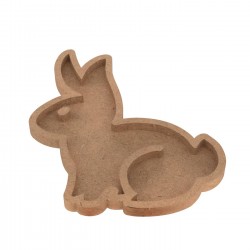 Forma cu Pocket din MDF pentru Muschi sau Licheni - Iepuras - 310x265x18 mm