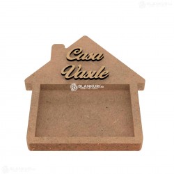 Forma cu Pocket din MDF pentru Muschi sau Licheni - Casuta pentru Chei - 200x250x18 mm