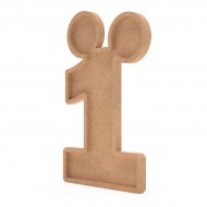 Blank Cifra Unu cu Urechi -Pocket pt Licheni - 40x26x1.8 cm