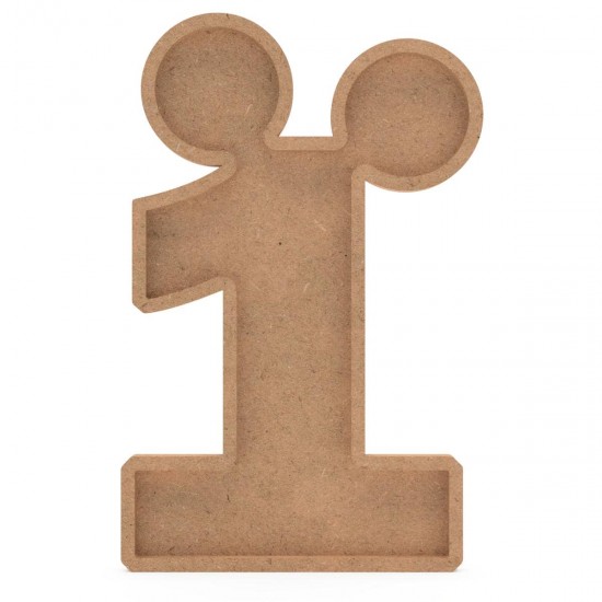 Blank Cifra Unu cu Urechi -Pocket pt Licheni - 40x26x1.8 cm