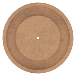 Forma cu Pocket din MDF pentru Muschi sau Licheni - Cadran Ceas - 300x300x18 mm