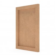 Forma cu Pocket din MDF pentru Muschi sau Licheni - Rama Tablou - 350x250x18 mm