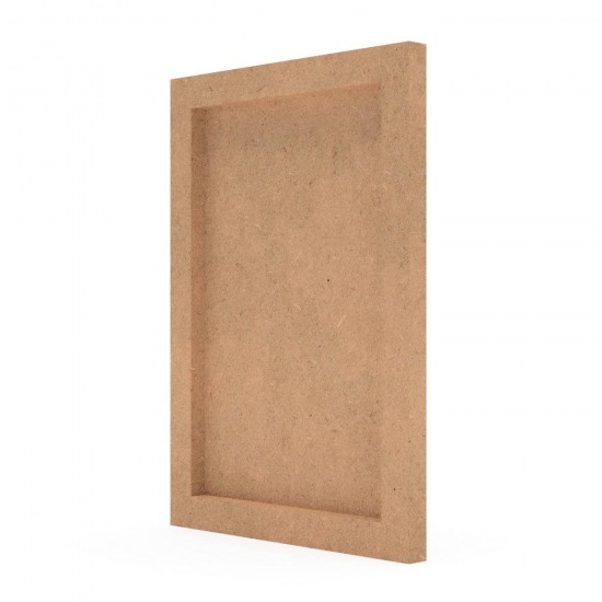 Forma cu Pocket din MDF pentru Muschi sau Licheni - Rama Tablou - 350x250x18 mm