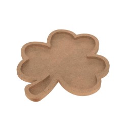 Forma cu Pocket din MDF pentru Muschi sau Licheni - Trifoi - 380x350x18 mm