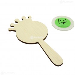 Oglinda Blank din Placaj - Coronita - 15x7 cm