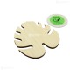Oglinda Blank din Placaj - Frunza - 10x9 cm