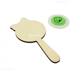 Oglinda Blank din Placaj - Fundita - 14x6.5 cm