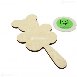 Oglinda Blank din Placaj - Urs - 15x8 cm Oglinda Blank din Placaj - Urs - 15x8 cm