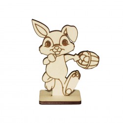 Baza Blank pentru Colorat - Iepuras FC002 - 100x90 mm Baza Blank pentru Colorat - Iepuras FC002 - 100x90 mm