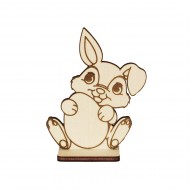 Baza Blank pentru Colorat - Iepuras FC003 - 100x80 mm