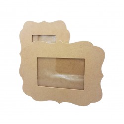 Rama Foto Blank din MDF - 24x19cm - Spatiu Foto 15x10cm - RF8 Rama Foto Blank din MDF - 24x19cm - Spatiu Foto 15x10cm - RF8