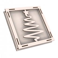 Rama din Placaj de Albasia pentru Muschi sau Licheni - Brad - 200x200x20 mm Rama din Placaj de Albasia pentru Muschi sau Licheni - Brad - 200x200x20 mm