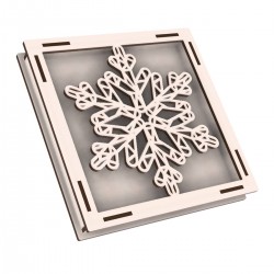 Rama din Placaj de Albasia pentru Muschi sau Licheni - Fulg - 200x200x20 mm Rama din Placaj de Albasia pentru Muschi sau Licheni - Fulg - 200x200x20 mm