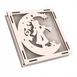 Rama din Placaj de Albasia pentru Muschi sau Licheni - Ingeras - 200x200x20 mm Rama din Placaj de Albasia pentru Muschi sau Licheni - Ingeras - 200x200x20 mm