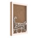 Rama din MDF pentru Muschi sau Licheni - Pisica - 350x250x26 mm
