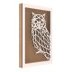 Rama din MDF pentru Muschi sau Licheni - Bufnita - 350x250x26 mm Rama din MDF pentru Muschi sau Licheni - Bufnita - 350x250x26 mm
