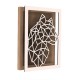 Rama din MDF pentru Muschi sau Licheni - Tigru - 350x250x26 mm