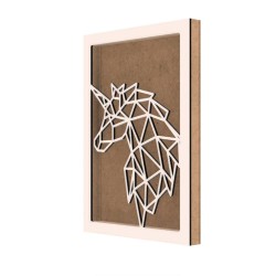 Rama din MDF pentru Muschi sau Licheni - Unicorn - 350x250x26 mm
