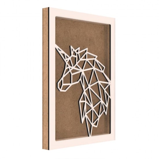 Rama din MDF pentru Muschi sau Licheni - Unicorn - 350x250x26 mm Rama din MDF pentru Muschi sau Licheni - Unicorn - 350x250x26 mm