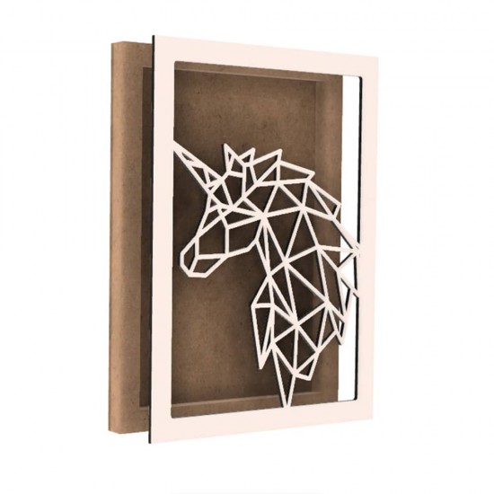Rama din MDF pentru Muschi sau Licheni - Unicorn - 350x250x26 mm Rama din MDF pentru Muschi sau Licheni - Unicorn - 350x250x26 mm