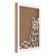 Rama din MDF pentru Muschi sau Licheni - Vulpe - 350x250x26 mm Rama din MDF pentru Muschi sau Licheni - Vulpe - 350x250x26 mm