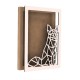 Rama din MDF pentru Muschi sau Licheni - Vulpe - 350x250x26 mm Rama din MDF pentru Muschi sau Licheni - Vulpe - 350x250x26 mm