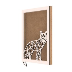 Rama din MDF pentru Muschi sau Licheni - Vulpita - 350x250x26 mm