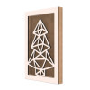 Rama din MDF pentru Muschi sau Licheni - Brad - B1 - 298x198x26 mm