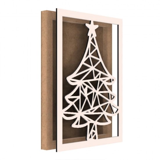 Rama din MDF pentru Muschi sau Licheni - Brad - B3 - 350x250x26 mm Rama din MDF pentru Muschi sau Licheni - Brad - B3 - 350x250x26 mm