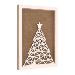 Rama din MDF pentru Muschi sau Licheni - Brad - B4 - 350x250x26 mm