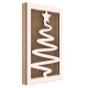 Rama din MDF pentru Muschi sau Licheni - Brad - B5 - 298x198x26 mm