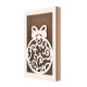 Rama din MDF pentru Muschi sau Licheni - Glob - 298x198x26 mm