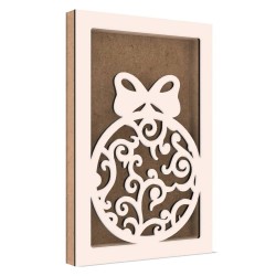 Rama din MDF pentru Muschi sau Licheni - Glob - 298x198x26 mm Rama din MDF pentru Muschi sau Licheni - Glob - 298x198x26 mm