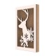 Rama din MDF pentru Muschi sau Licheni - Ren si Fulgi - 298x198x26 mm
