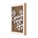 Rama din MDF pentru Muschi sau Licheni - Craciun Fericit - 298x198x26 mm