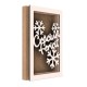 Rama din MDF pentru Muschi sau Licheni - Craciun Fericit - 298x198x26 mm
