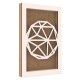 Rama din MDF pentru Muschi sau Licheni - Glob - G2 - 298x198x26 mm