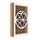 Rama din MDF pentru Muschi sau Licheni - Glob - G2 - 298x198x26 mm