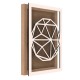 Rama din MDF pentru Muschi sau Licheni - Glob - G2 - 350x250x26 mm