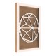 Rama din MDF pentru Muschi sau Licheni - Glob - G2 - 350x250x26 mm