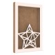 Rama din MDF pentru Muschi sau Licheni - Stea - 298x198x26 mm