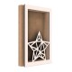 Rama din MDF pentru Muschi sau Licheni - Stea - 298x198x26 mm